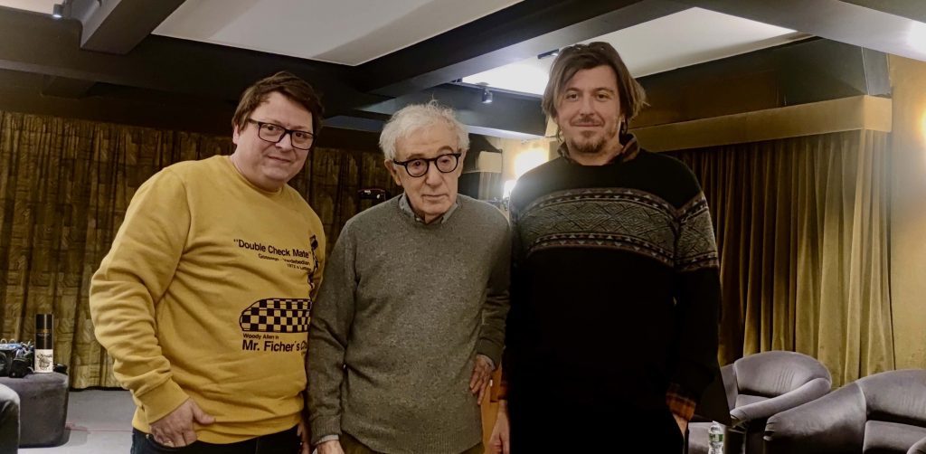 Xosé Zapata, Woody Allen y Lorenzo Degl' Innocenti