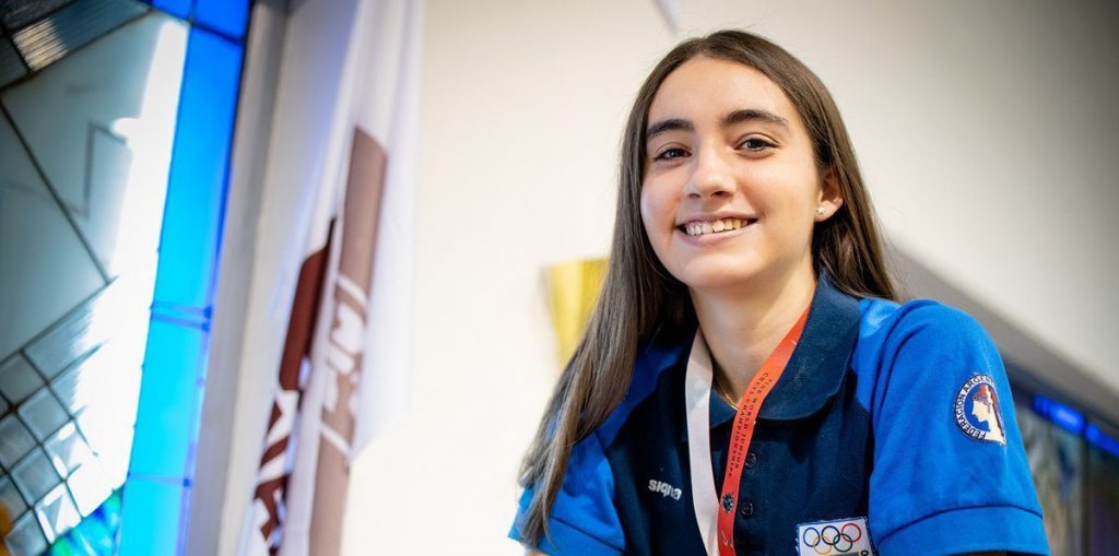 Candela Francisco, campeona juvenil del mundo. Foto: David Llada / FIDE
