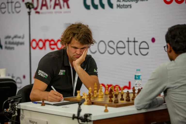 Magnus Carlsen, en el Masters de Catar