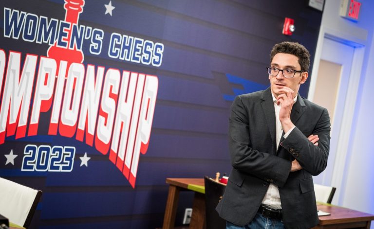 Fabiano Caruana, en el Campeonato de Estados Unidos. Foto: Club de San Luis / Lennart Ootes