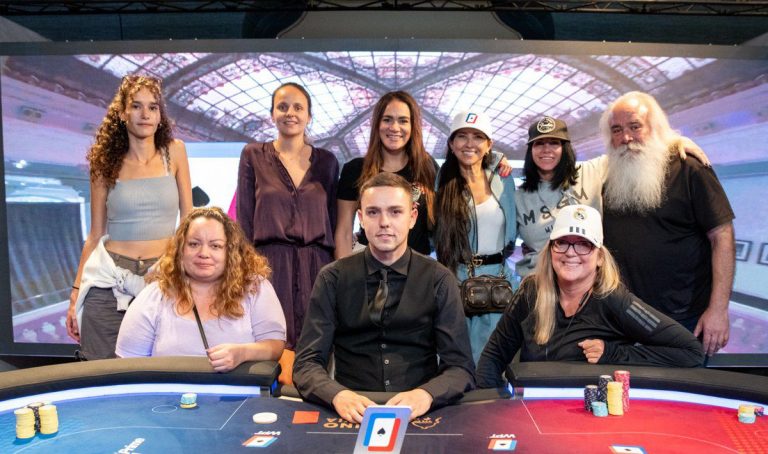 Mesa final del Ladys event del WPT en Madrid. Foto: Casino Gran Vía