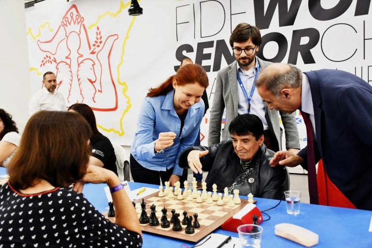 Nona Gaprindashvili, en el Mundial de Veteranos