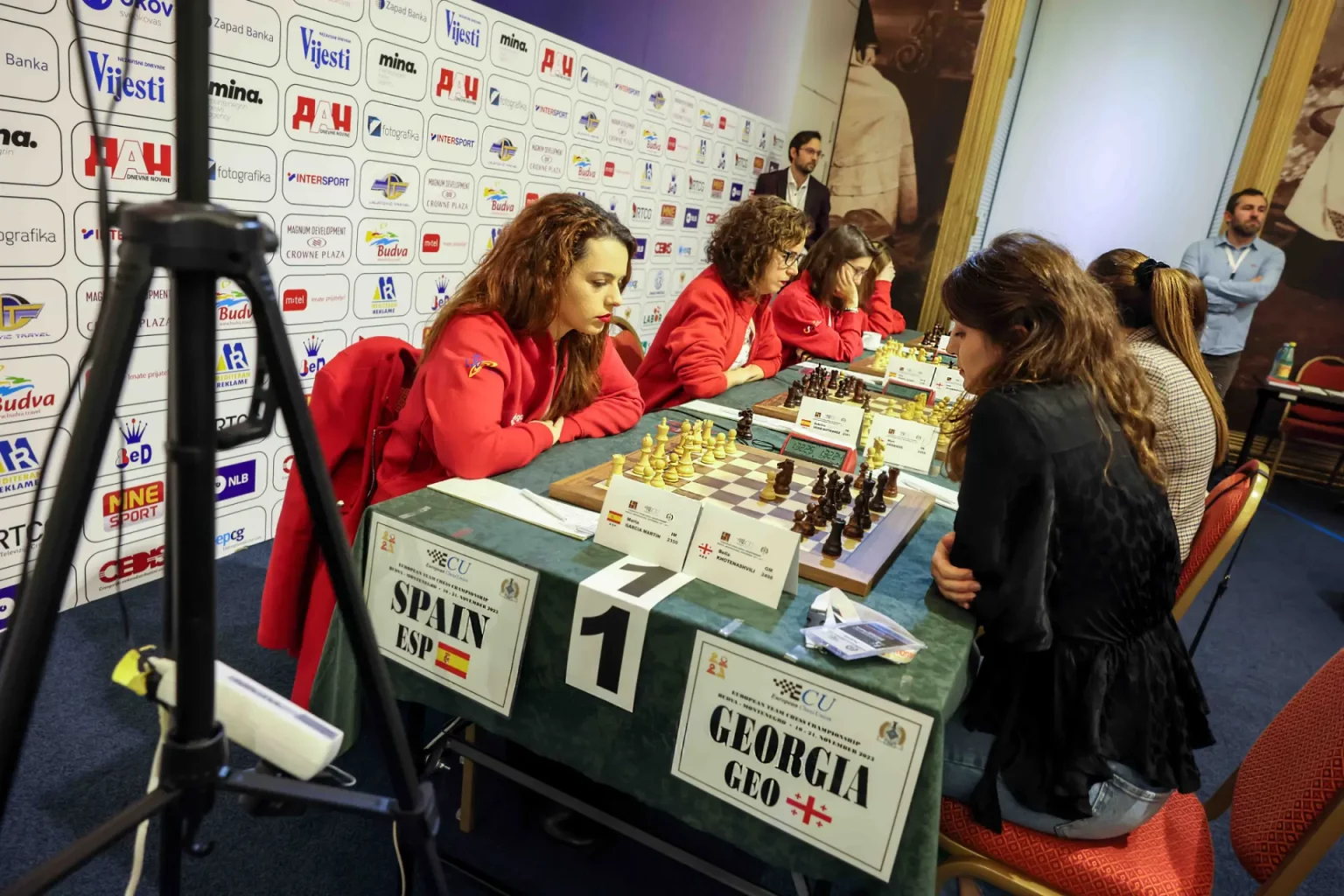 España derrotó a Georgia, la selección más fuerte del torneo. Foto: Mark Livshitz. FEDA