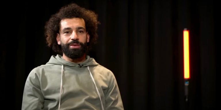 Mo Salah, durante su entrevista en Sky Sports