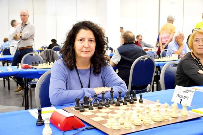 Mónica Calzetta, en el Mundial de Veteranos. Foto: Patricia Claros Aguilar