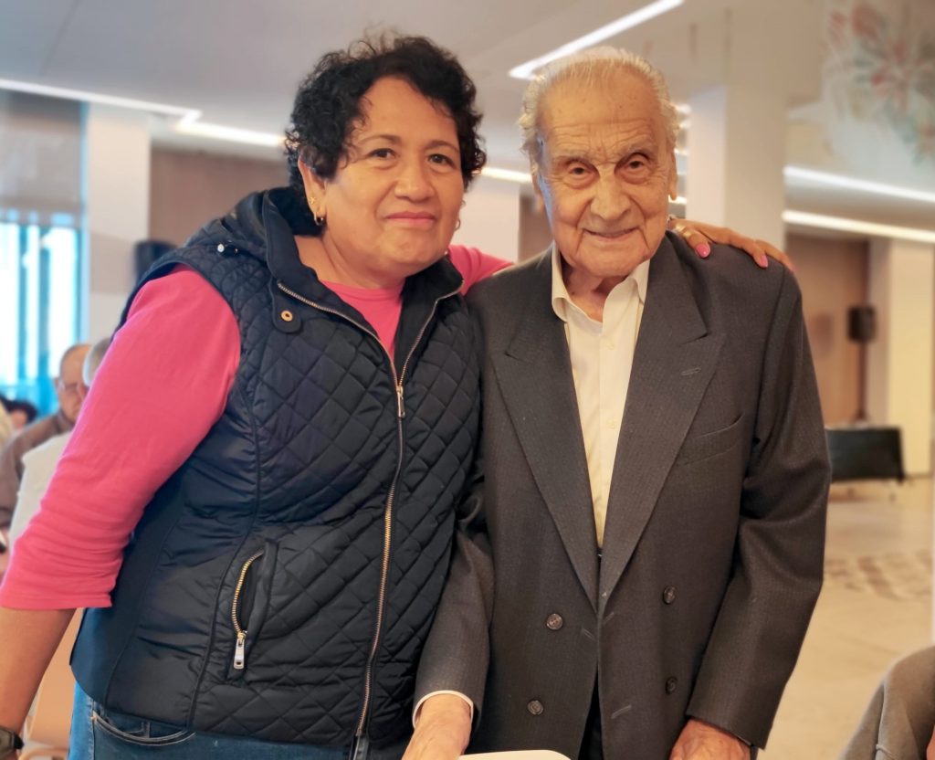 Patricia Claros, con Manuel Álvarez, en el Abierto de Cap Negret. Fotos: FMB