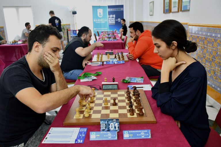 Alan Pichot y Sara Khadem, en el último campeonato de España. Foto: Patricia Claros Aguilar