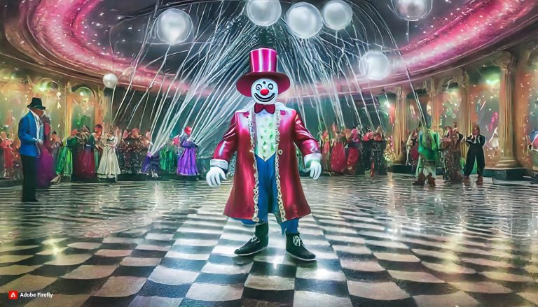 Fotografía generada por Firefly para ilustrar el «circo de la FIDE»