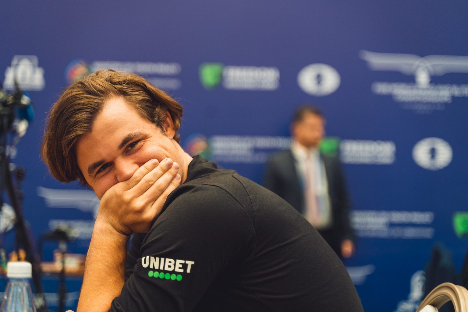 Magnus Carlsen, 17 veces campeón del mundo. Foto: Anastasia Korolkova / FIDE
