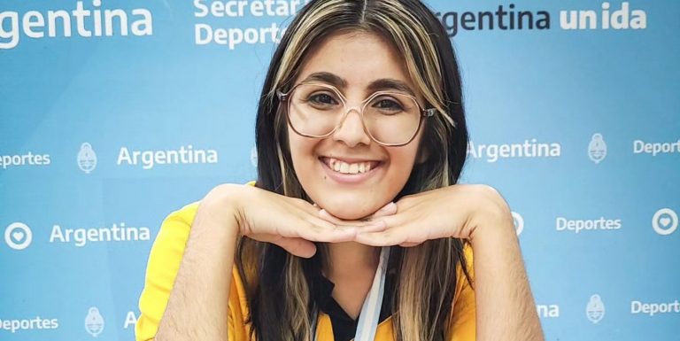 María José Campos, campeona argentina. Foto: FADA