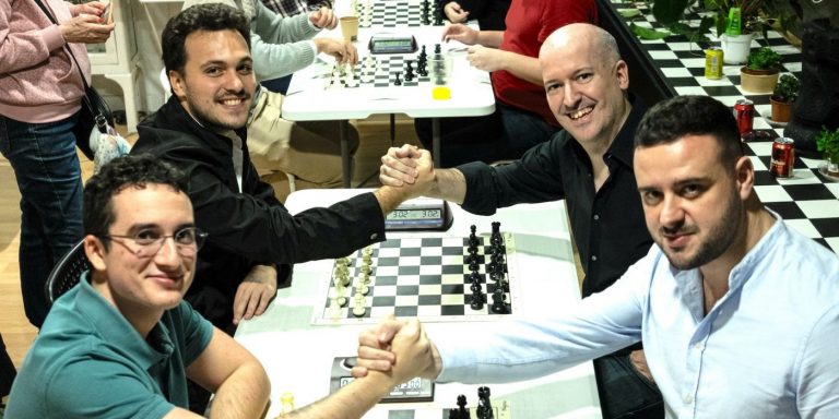 Alan Pichot, David Martínez, Miguel Santos y Pepe Cuenca en el torneo del año. Foto: Carol Rodríguez