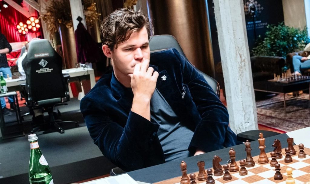 Magnus Carlsen, en el Freestyle Chess GOAT Challenge