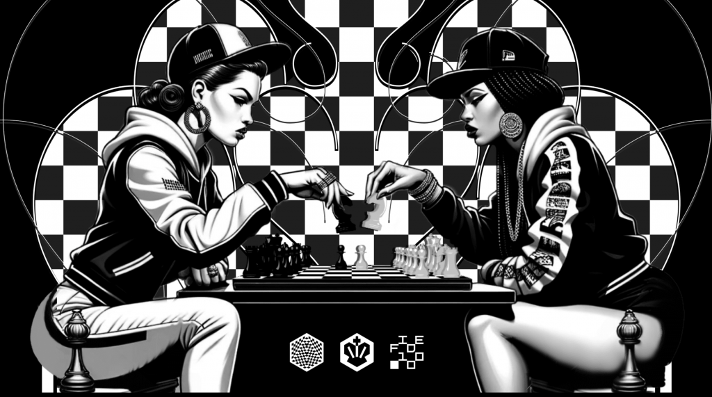Ilustración de World Chess para la serie Swiss Queens Wednesday. 8-M