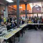 Imagen de las partidas simultáneas para mujeres celebradas el pasado 9 de marzo en Barcelona