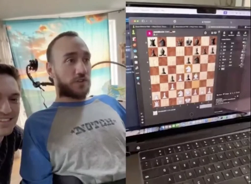 Noland Arbaugh juega al ajedrez gracias al implante de Neuralink