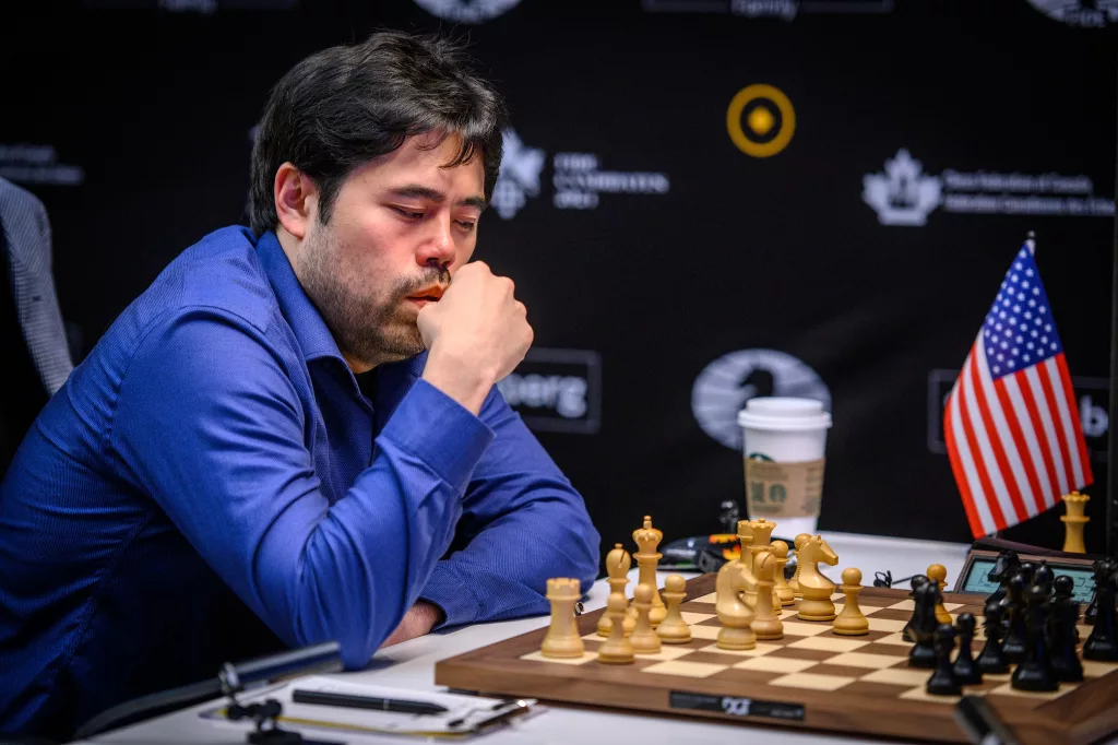 Nakamura es el jugador más en racha del Candidatos. Foto: Michal Walusza / FIDE
