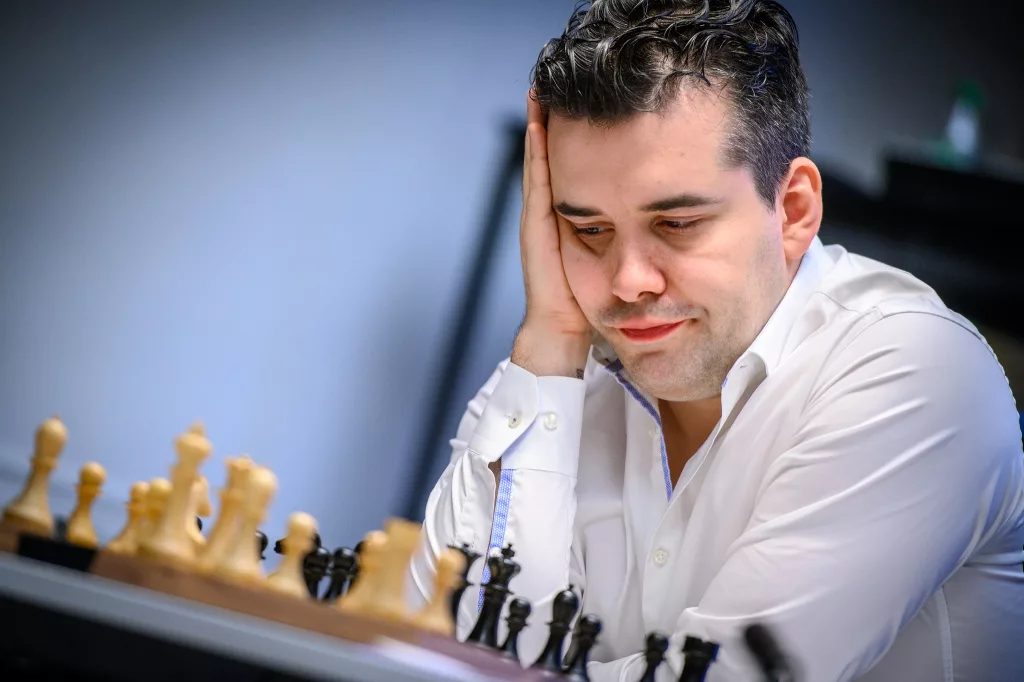 Ian Nepomniachtchi, líder en solitario del torneo de Candidatos. Foto: Michal Walusza / FIDE