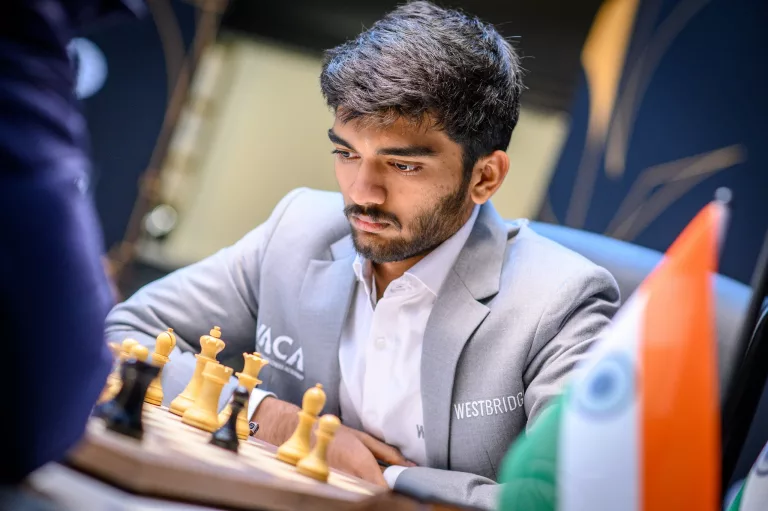 Gukesh, ganador del torneo de Candidatos. Foto: Michal Walusza / FIDE