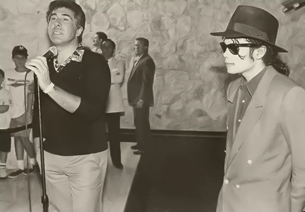 Steve Wynn, con Michael Jackson en The Mirage