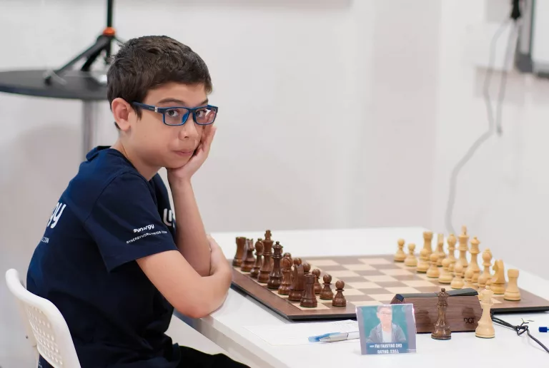 Faustino Oro, en el Madrid Chess Festival. Foto: FMB / Damas y Reyes