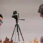 Faustino Oro y José Luis Torrego, autor del artículo. Foto: FMB / Damas y Reyes