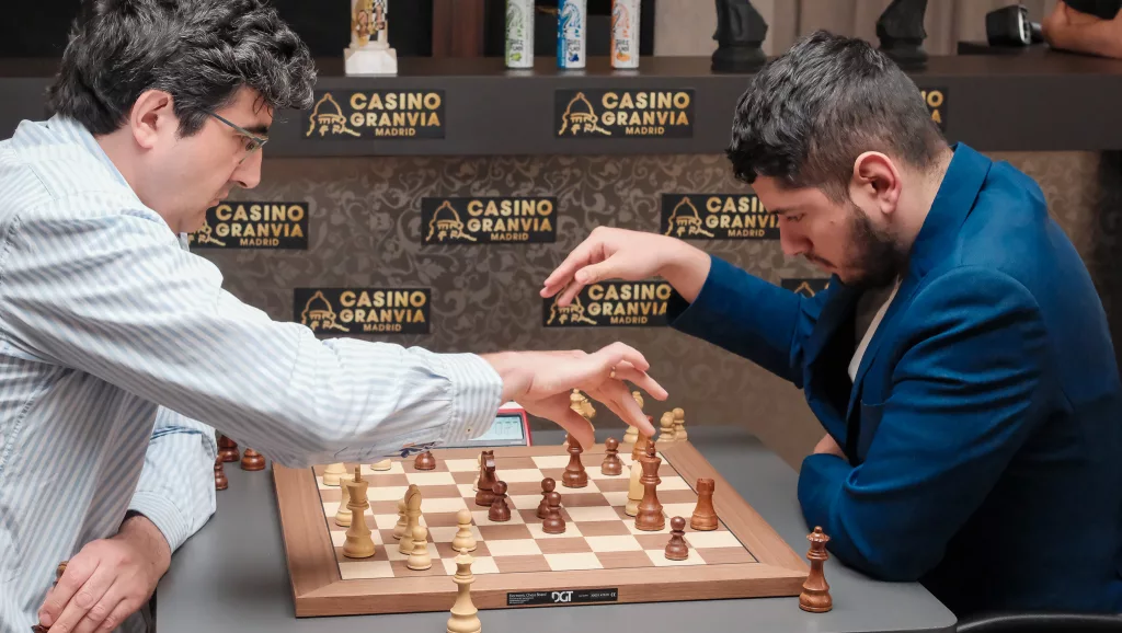 Vladimir Kramnik y José Martínez, en el Clash of Claims