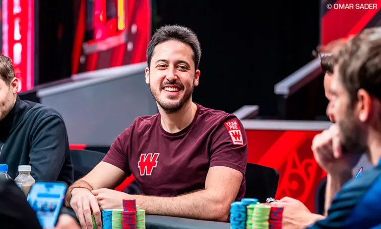 Adrián Mateos, en las WSOP 2024. Foto: Omar Sader