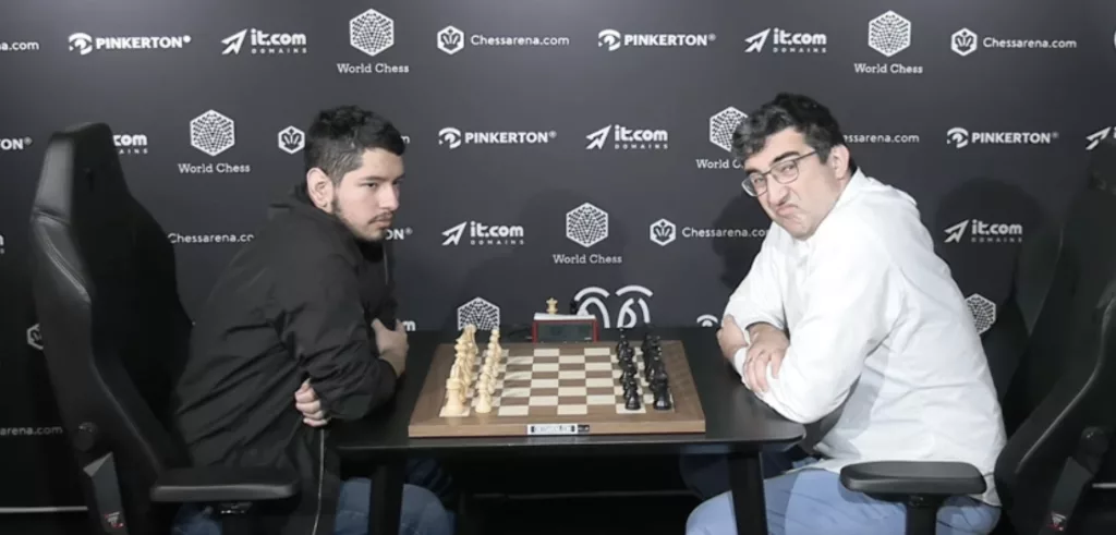 José Martínez y Vladimir Kramnik, en el Clash of Blames