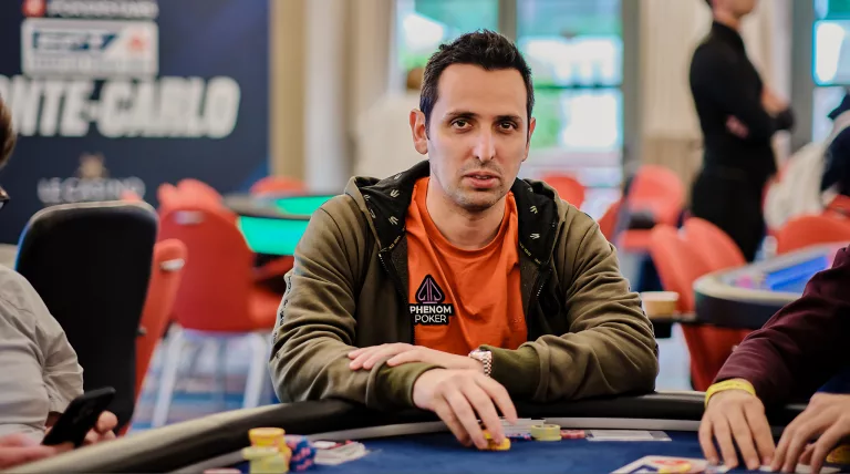 Sergio Aído, en el último EPT de Montecarlo. Foto: FMB / Damas y Reyes