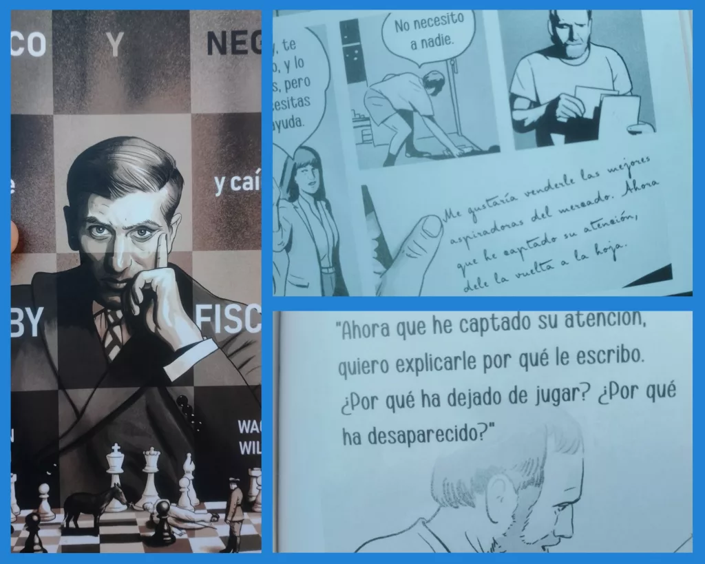 Imágenes del libro 'Auge y caída de Bobby Fischer' de Julian Voloj y Wagner William