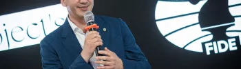 Arkady Dvorkovich, presidente de la FIDE, fotografiado por Lennart Ootes