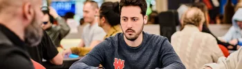 Adrián Mateos, del equipo Winamax, en el EPT de Montecarlo. Foto: FMB / Damas y Reyes