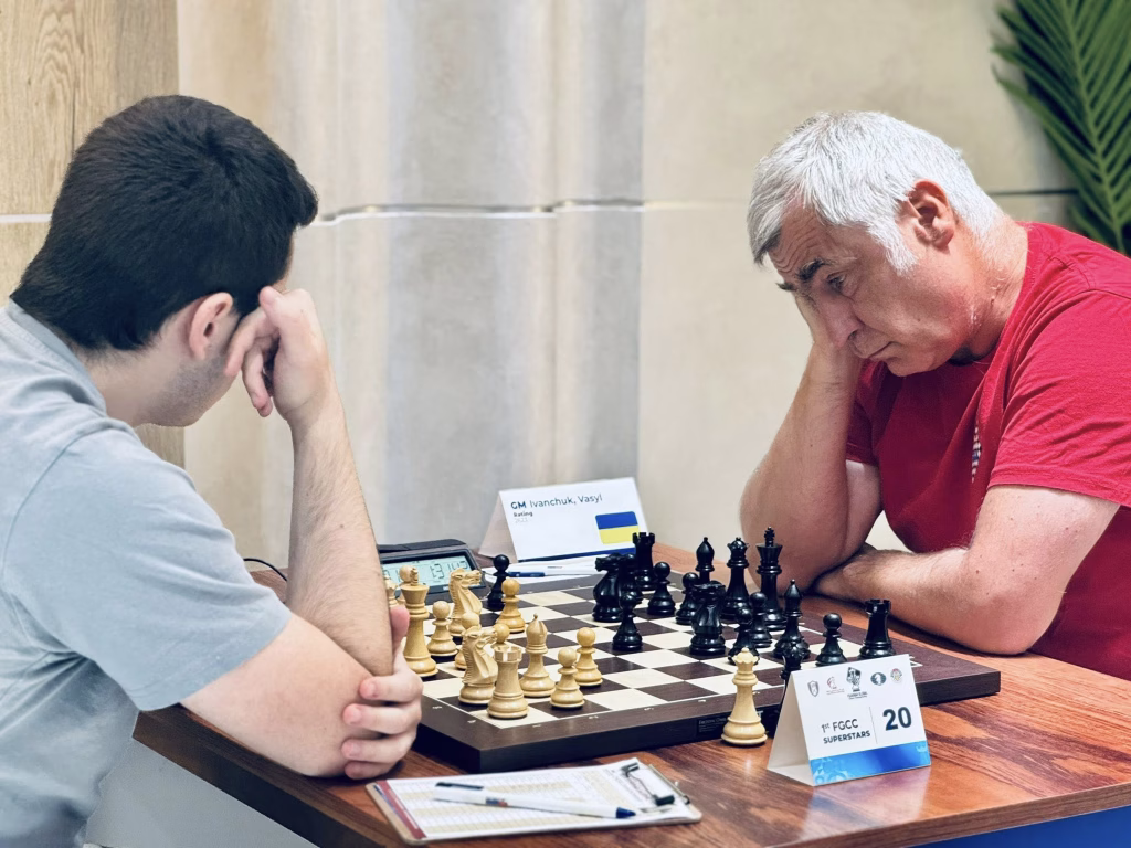 Vasyl Ivanchuk, en el torneo de estrellas de Fuyaira. Foto: Patricia Claros