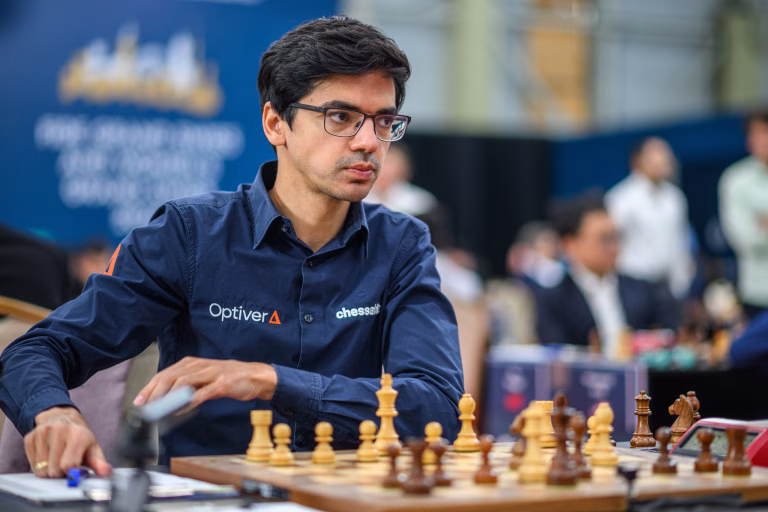 Anish Giri, campeón del Gran Suizo de la FIDE. Foto: Michal Walusza