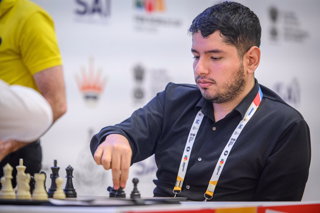 José Martínez, único superviviente de habla hispana en la Copa del Mundo. Foto: Michal Walusza / FIDE