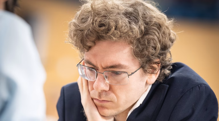 David Antón, en el Mundial de Rápidas de 2025, en Doha. Foto: Lennart Ootes / FIDE