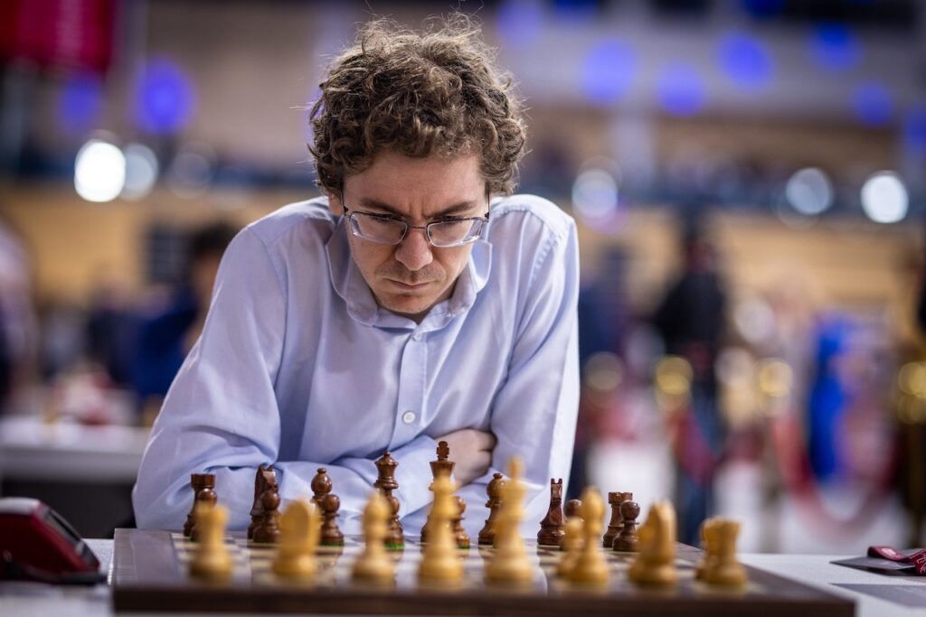 David Antón, en el Mundial de Doha. Foto: Anna Shtourman / FIDE