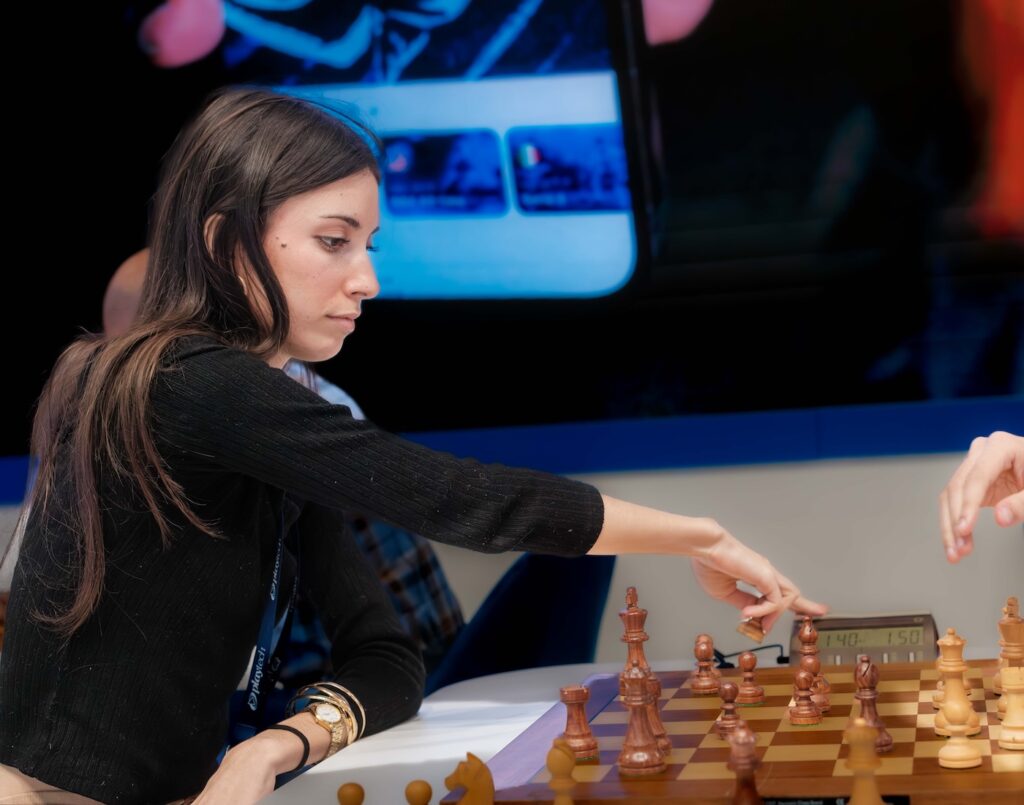 Otra imagen de Alba de Lomas en acción. Foto: FMB / Damas y Reyes