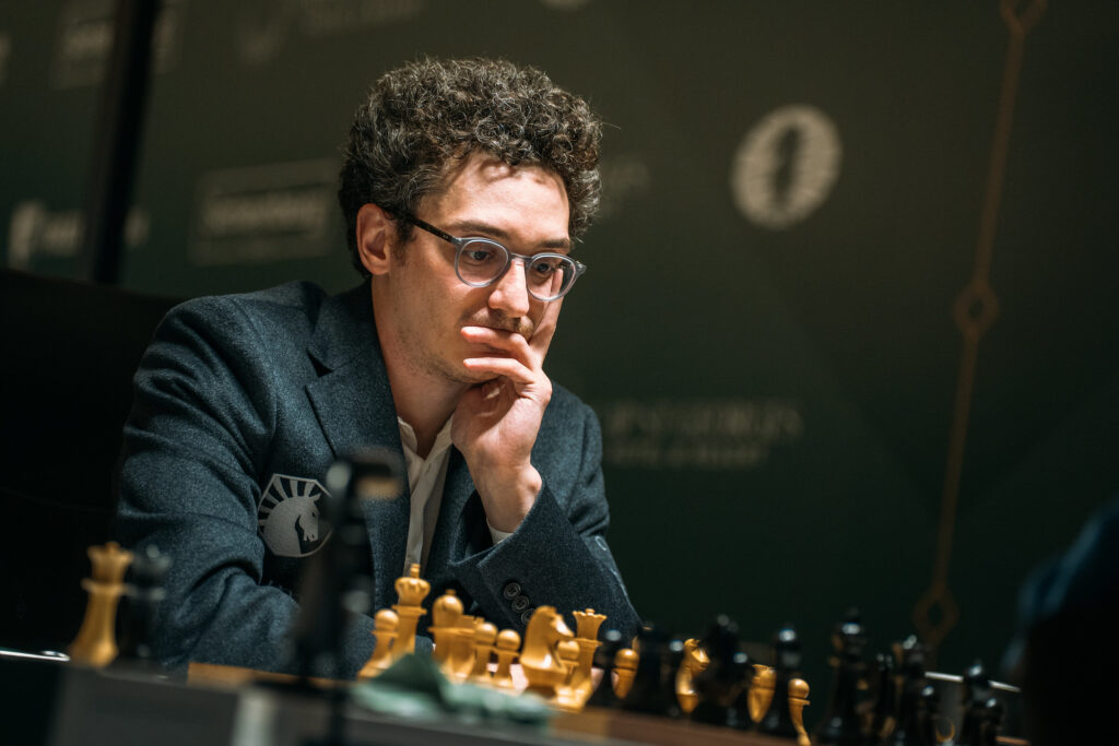 Fabiano Caruana, fotografiado por Yoav Nis