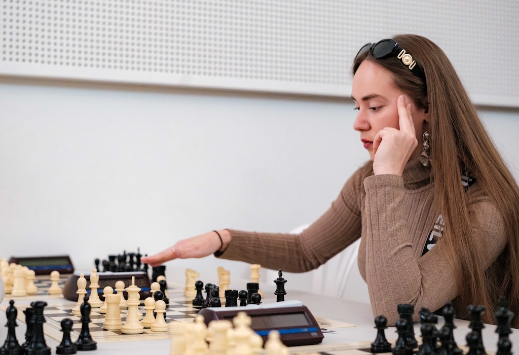 Andrea López, primera clasificada femenina. Foto: FMB / Damas y Reyes