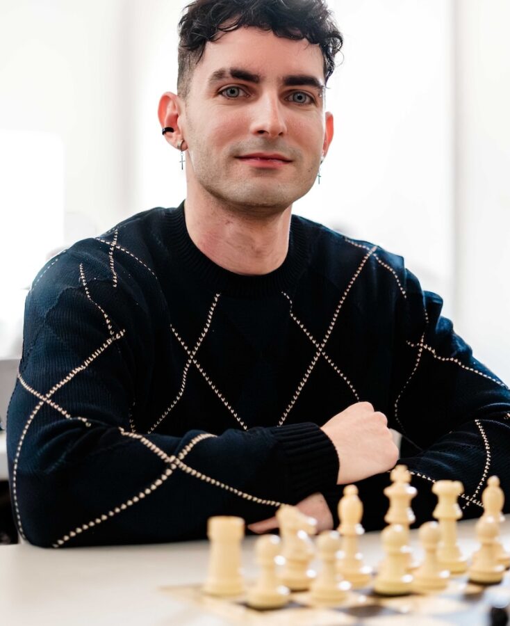 Daniel, uno de los participantes en Arzúa. Foto: FMB / Damas y Reyes