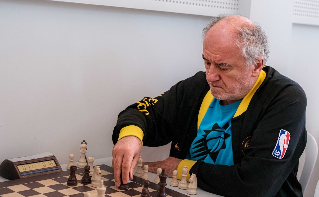 Aleksa Strikovic, ganador del torneo Chess and Cheese de Arzúa. Foto: FMB / Damas y Reyes