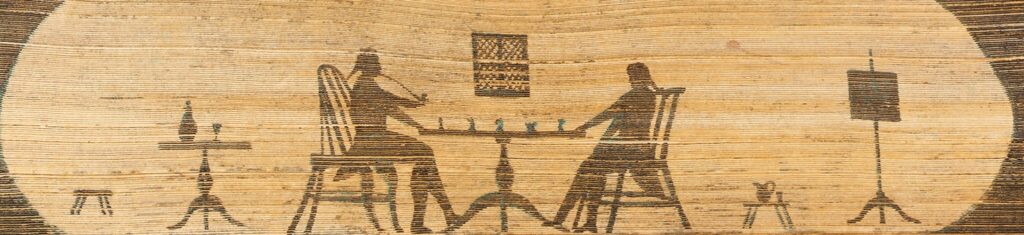 Sotheby's ilustra así la página en la que anuncia la subasta ajedrecística