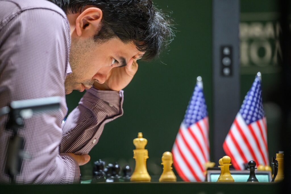 Hikaru Nakamura, verdugo de su compatriota Fabiano Caruana. Foto: Michal Walusza / FIDE