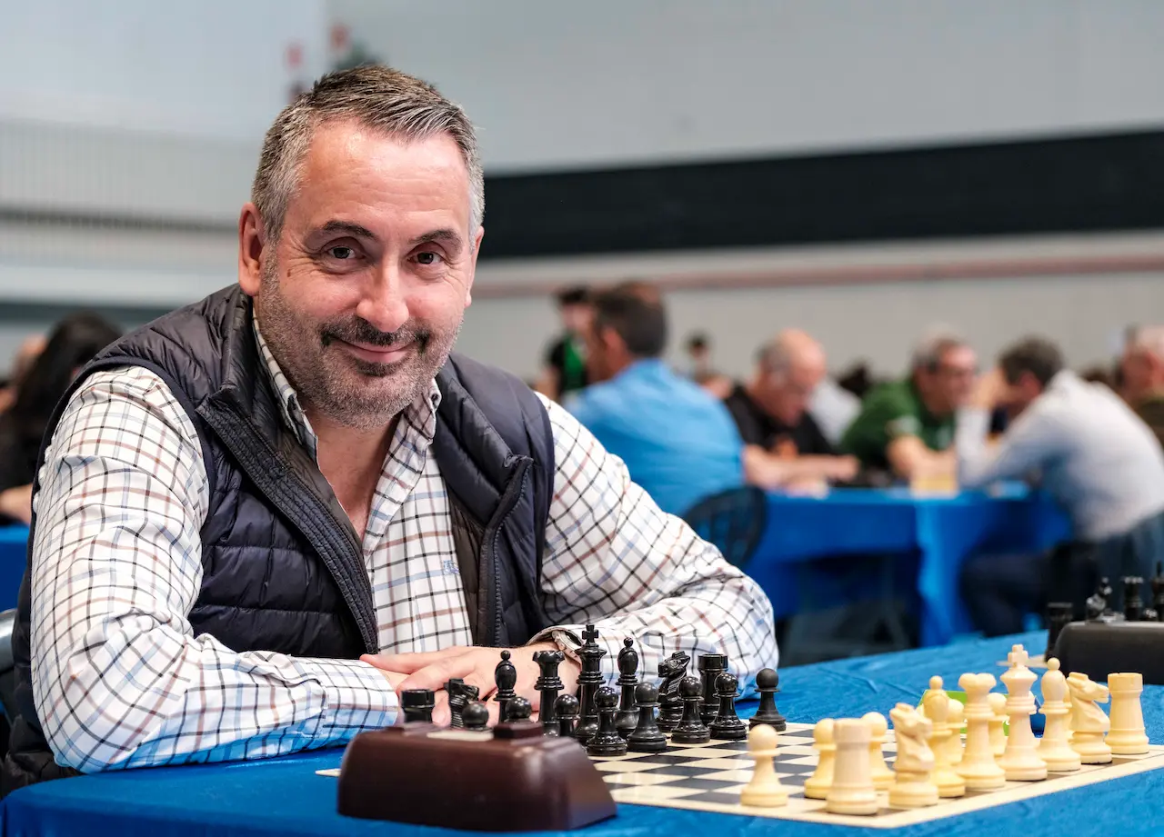 Jesús Seoane, en el abierto Ciudad de Móstoles. Foto: FMB / Damas y Reyes