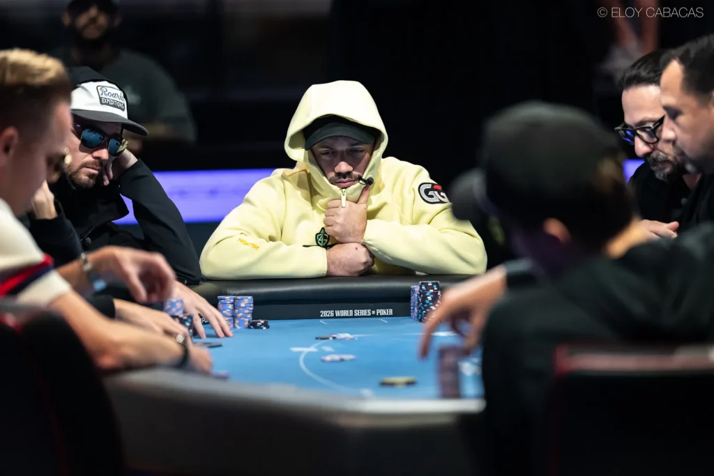 Antonio Galiana, en las Series Mundiales de Las Vegas. Foto: Eloy Cabacas / WSOP