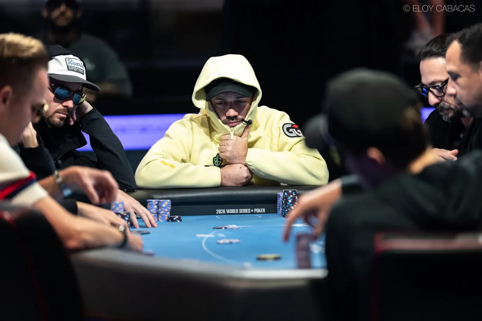 Antonio Galiana, en las Series Mundiales de Las Vegas. Foto: Eloy Cabacas / WSOP
