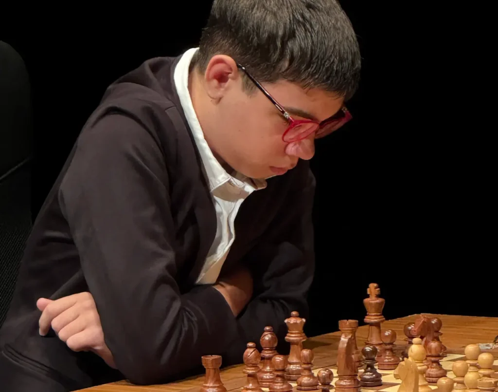 Faustino Oro perdió contra Jaime Santos en una de las semifinales en León. foto: José Luque