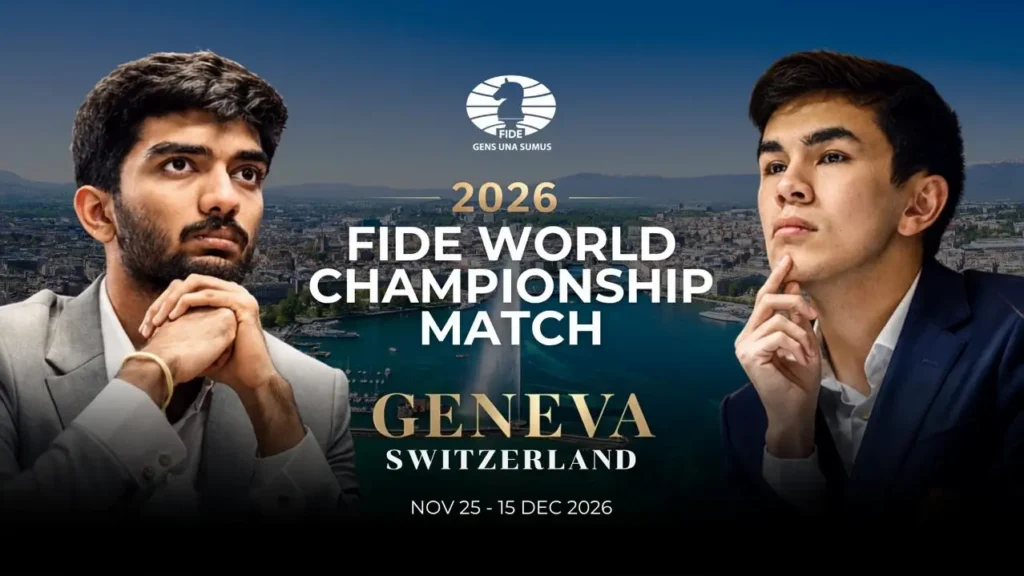 Sindarov y Gukesh se jugarán el Mundial de Ajedrez en Ginebra