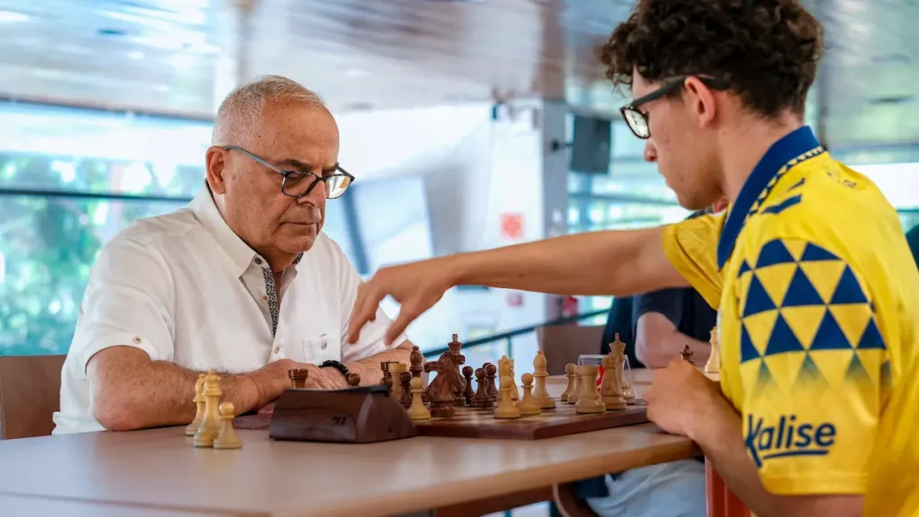 El gran maestro Elizbar Ubilava, el año pasado en el Memorial Ramón Torres. © FMB / Damas y Reyes